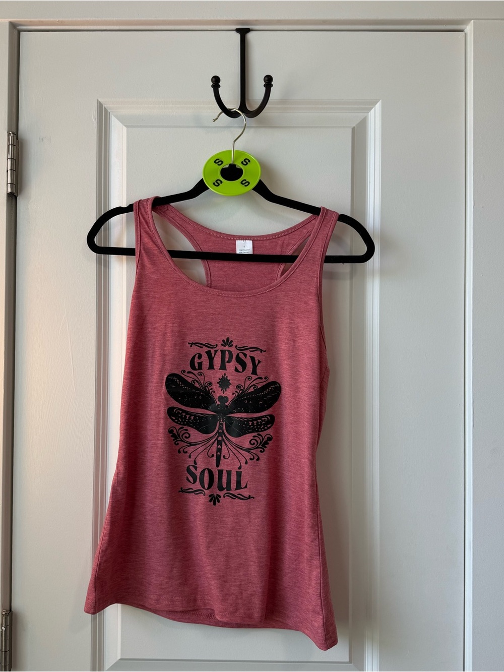 Gypsy Soul Pink Graphic Racerback Tank Top
